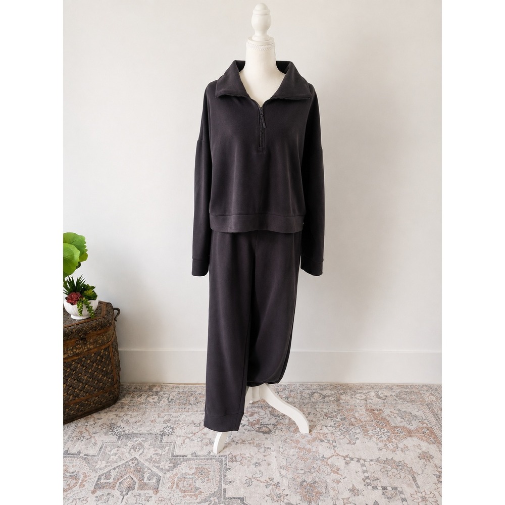 Avia ScubaKnit Matching 2-Piece Butter Soft Loungewear Set Size L